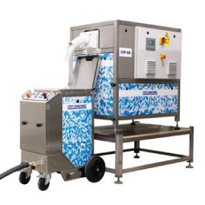 Cryonomic CIP Dry Ice Production Machine on a white background