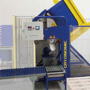Production Packing Machine for Dry Ice Products