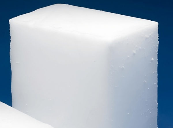 Dry Ice Blocks shown on a blue background.